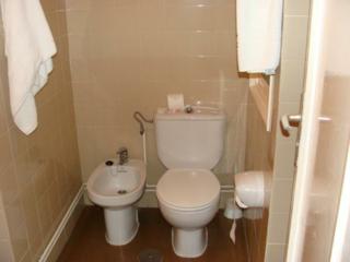 Badezimmer im Hotel Medano