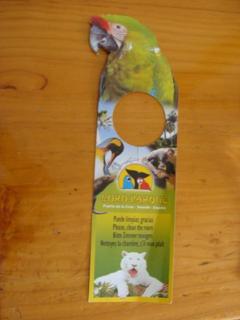 Loro Parque - Trschild