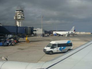 Blick aus dem Flugzeug