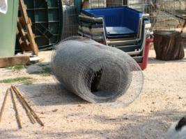 Draht fr das Welpengehege