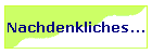 Nachdenkliches...